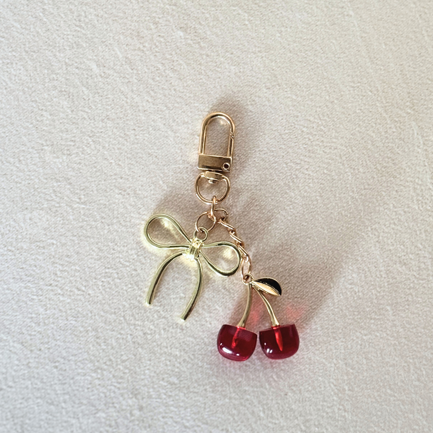 Cherry Bow Charm