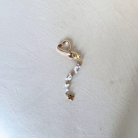 Bow Pearl Handmade Gold Chain