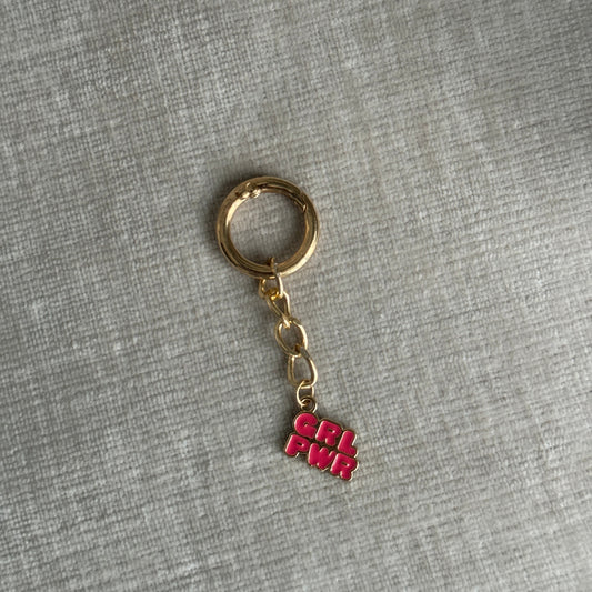 Girl Power Bag Charm